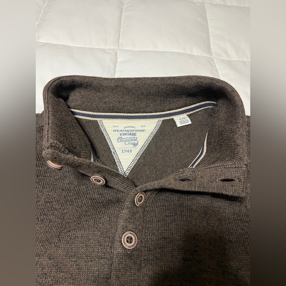 Men’s Weatherproof pull over, Size L